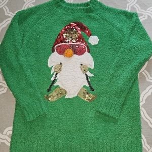 Womens Christmas Gnome Sweater